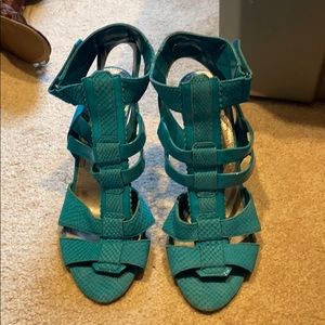 Teal blue Rachel Roy heels